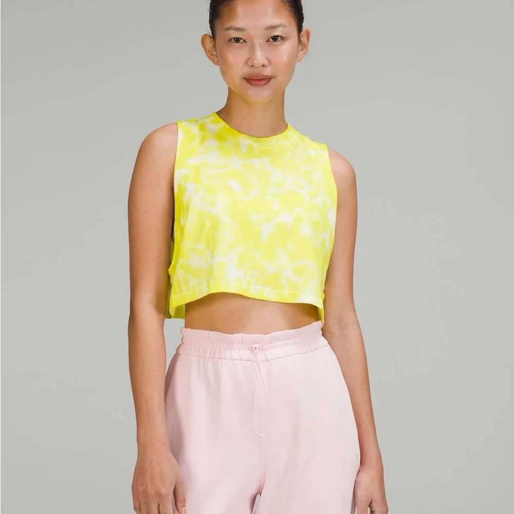 LIKE NEW Lululemon All Yours Cropped Pima Cotton Tank Top - Picture 4 of 10